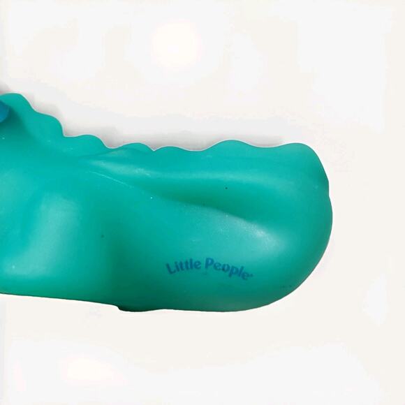 Fisher-Price Little People Green Blue Iguana Figure ABC Mat Play Set - Picture 4 of 4